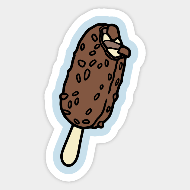 Chocolate Popsicle Sticker by nightDwight